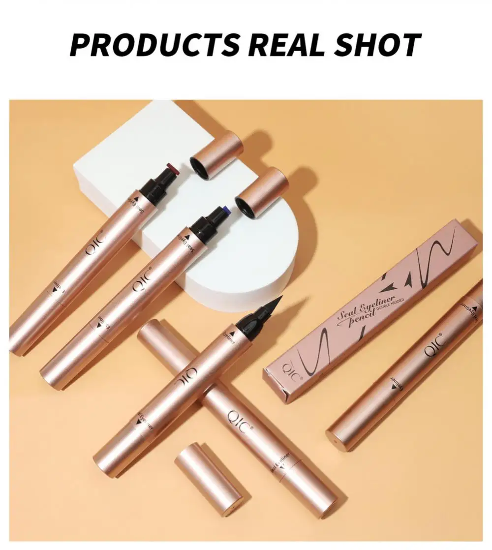 

Черно-коричневая жидкая подводка для глаз SUAKE, водостойкая, стойкая, с защитой от потливости, не размазывается, косметическая подводка для г...