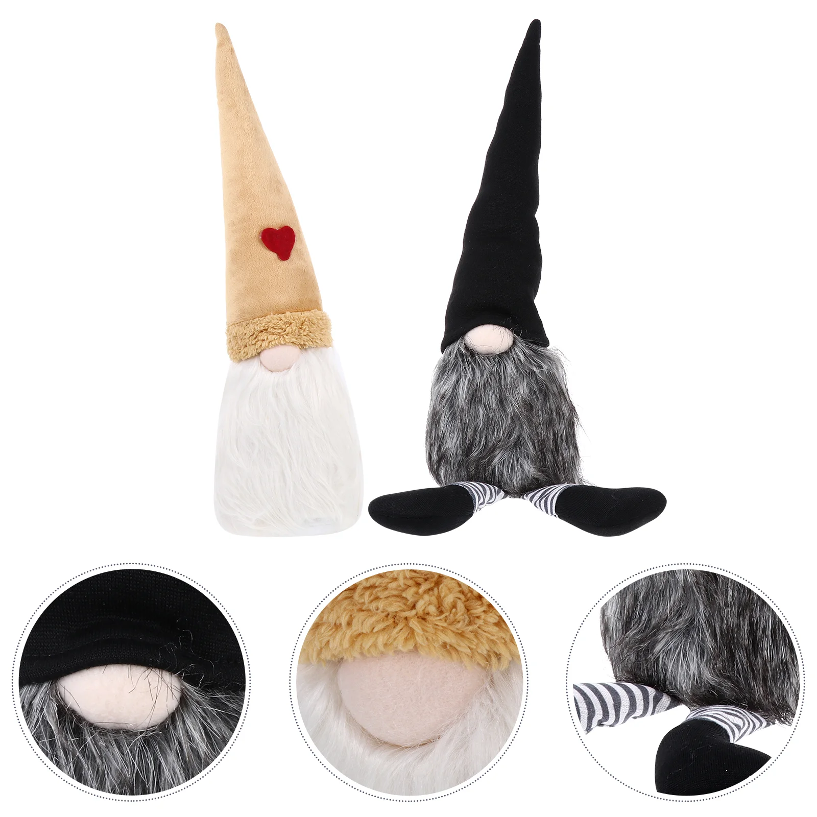 

2pcs Christmas Gnome Decorations Decorative Christmas Xmas Gnome for Office Home