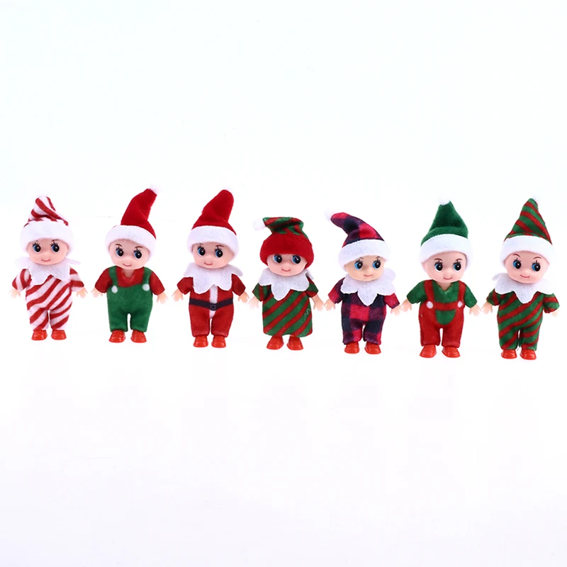 With Movable Arms Legs Doll House Accessories Christmas Dolls Baby Elves Toy For Kids