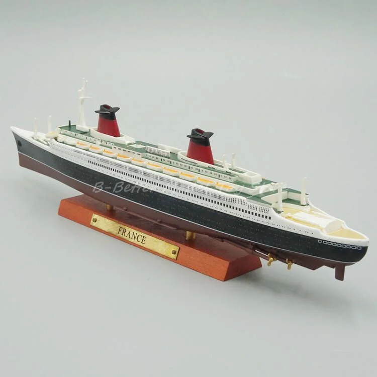 

1:1250 Diecast Ship Model Toy ATLAS RMS France Ocean Liner Cruiser Replica Collection