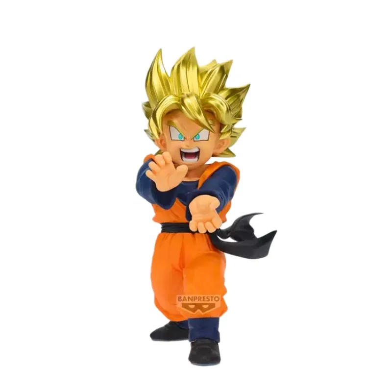Фото Официальная коллекционная фигурка Bandai Banpresto по аниме Dragon Ball Z: Супер Сайян Сон Гохан и Сон Готен, ПВХ, модель, игрушка, подарок №4