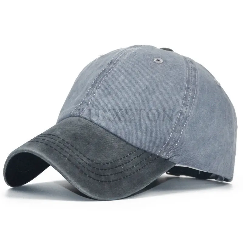 

Fashion WASHED DENIM Baseball Cap Men Women Distressed Faded Caps Sunscreen Hats Adjustable Baseball Hats Outdoor Sports Hats