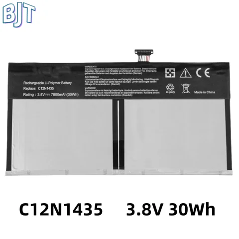 Аккумулятор для ноутбука 3,8 В, 30 Втч C12N1435 для ASUS T100HA T100HA-FU006T, 10,1-дюймовый сенсорный экран 2 в 1, новый планшет