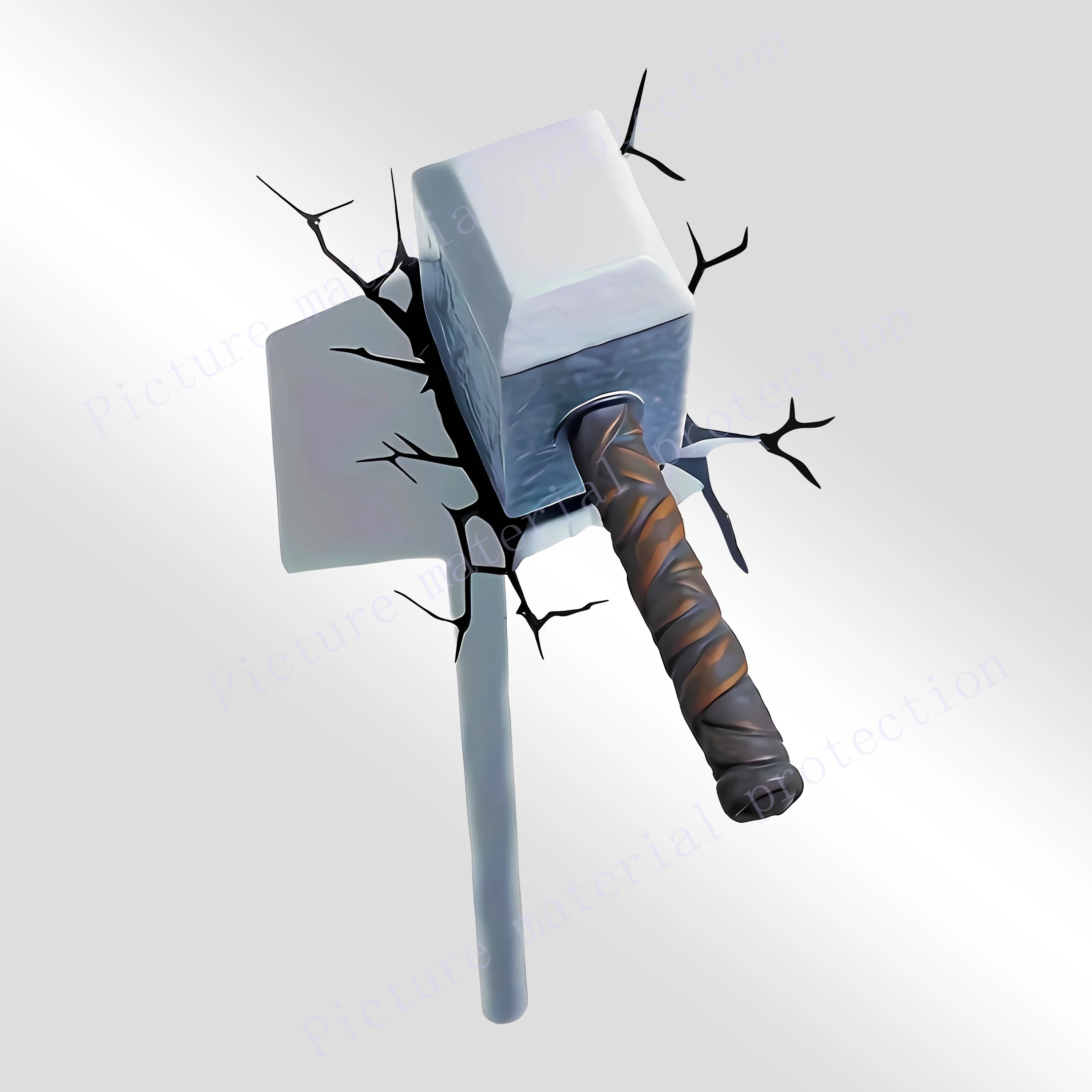 

3D Наклейки С Трещинами Для Автомобиля, Водонепроницаемые Наклейки Для Бамперов, Дверных Панелей, Корпус Скутера