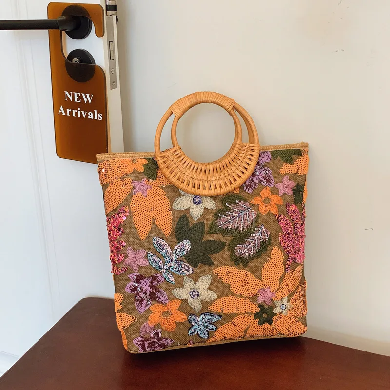 Текстурированная сумка-тоут в иностранном стиле осень 2023 новая женская сумка с