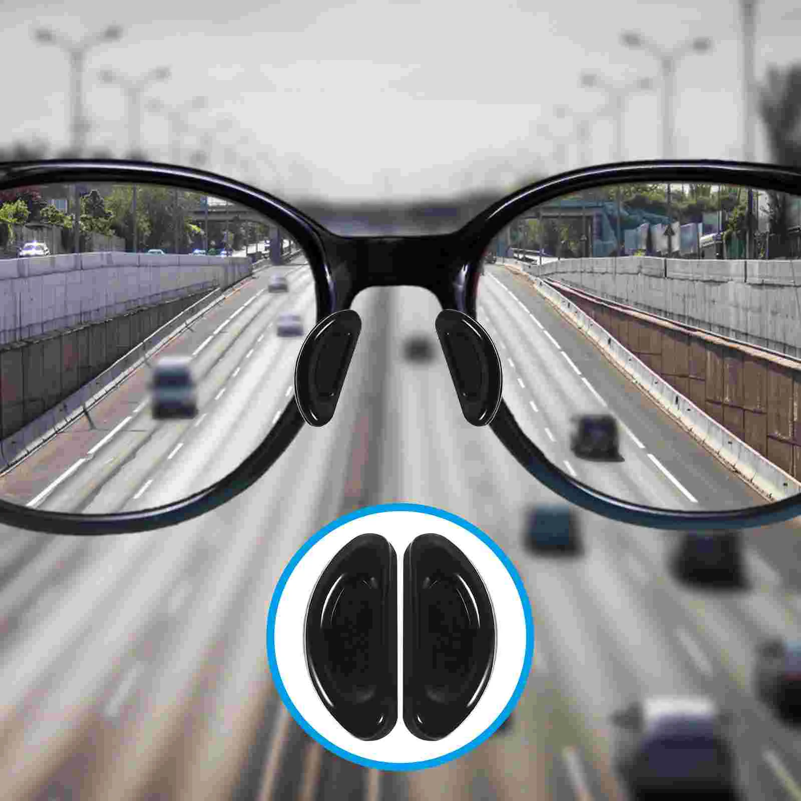 

10 Pairs Glasses Nasal Strips Silicone Nose Pads Non-slipping Eyeglasses Stick Silica Gel Man