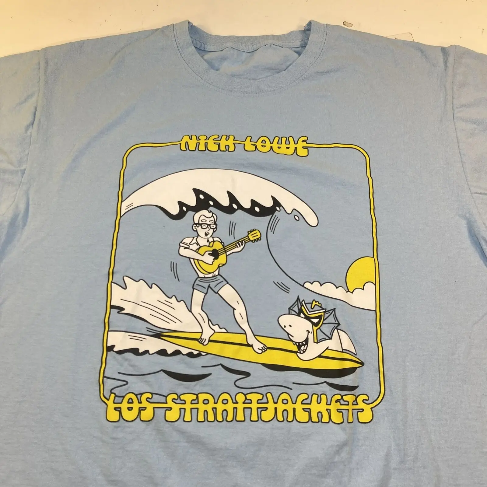 Мужская футболка с длинным или коротким рукавом синего цвета