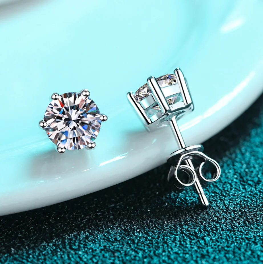 

Серьги женские круглые из серебра 0,5 пробы, 100%-2 карата