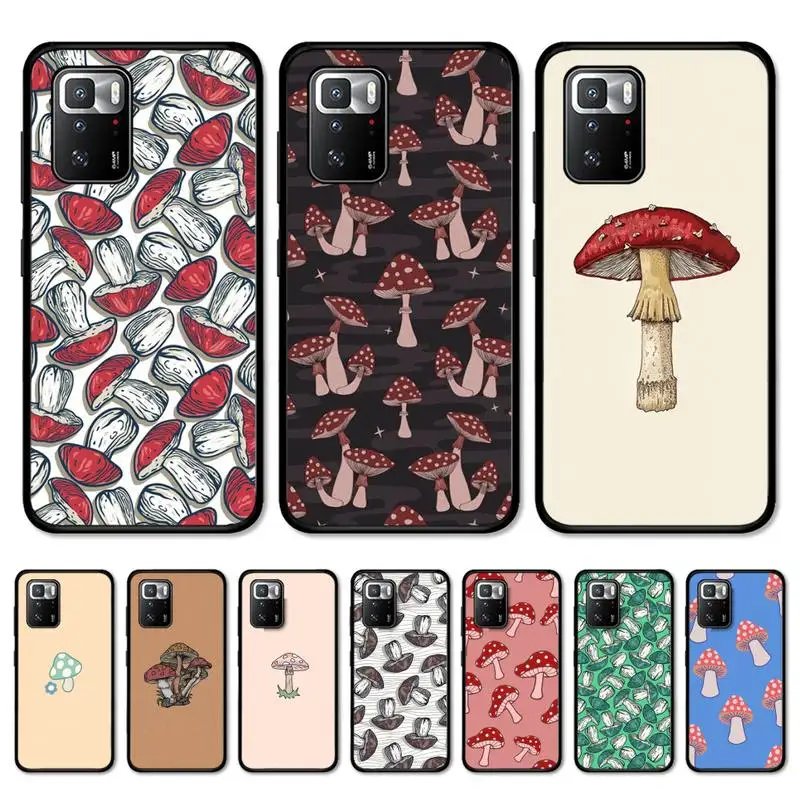 

Mushroom Phone Case for Redmi Note 8 7 9 4 6 pro max T X 5A 3 10 lite pro