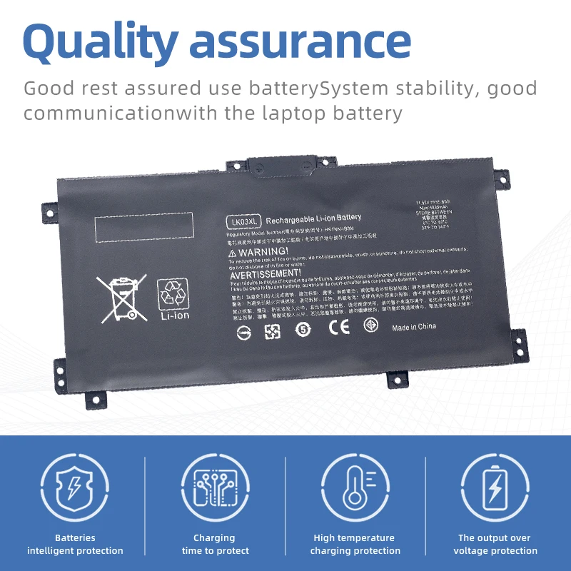 SUOZHAN LK03XL Аккумулятор для ноутбука HP envy 15 x360 15-bp 15-cn TPN-W127 W128 W129 W132 HSTNN-LB7U HSTNN-UB7I HSTNN-IB8M