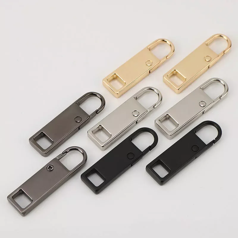 

2Pcs/Pack Metal Zip Reusable Removable Zipper Pull Sewing Kits Multi Purpose DIY Craft Sewing Accessories Buy 3 Get 1 Gift