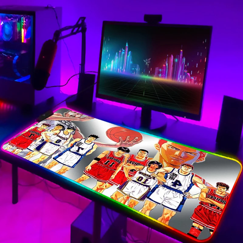 Игровой коврик для клавиатуры Slamdunk, аксессуары для ПК, компьютерный коврик для мыши, Аниме Коврик для мыши, Настольный коврик, Настольный ко...