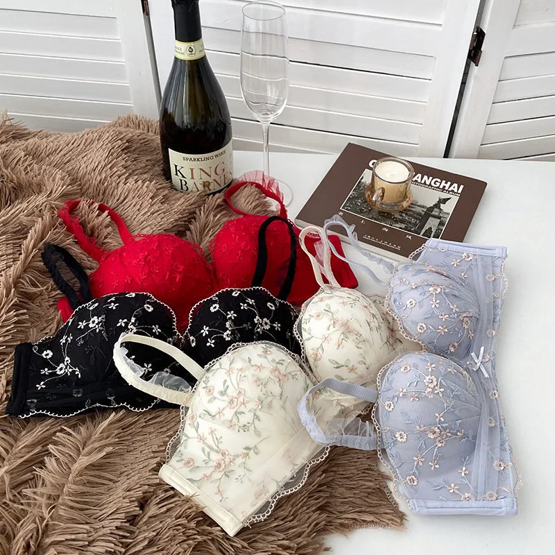 Женский кружевной бюстгальтер без косточек