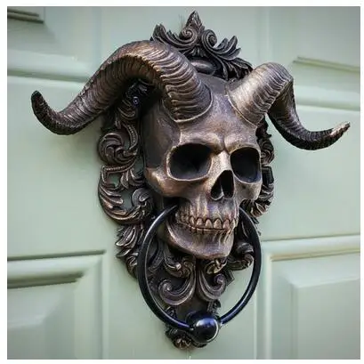 

Independent station resin decoration punk Satan skull sheep head wall decoration pendant crafts European and American wall decor