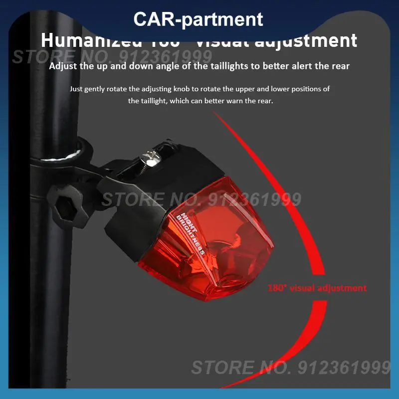 

Велосипедные аксессуары Balight, велосипедные фонари, индукционный задний фонарь, велосипедная сигнальная лампа для велосипеда, магнитный генерирующий водонепроницаемый задний фонарь