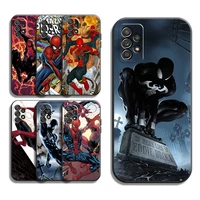 marvel comic avenger phone cases for samsung galaxy a31 a32 a51 a71 a52 a72 4g 5g a11 a21s a20 a22 4g soft tpu carcasa coque