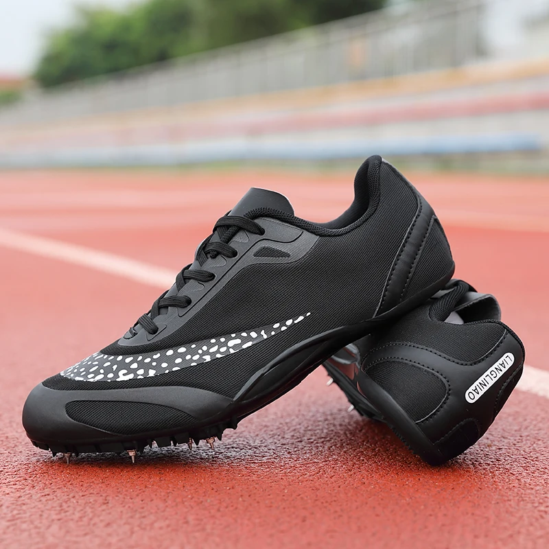 Track Spike Running Sprint Shoes Track and Field Shoes Lightweight Professional Athletic Shoes for Kids Boys Girls Womens Mens