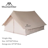 3 232m mountainhiker 5 8person outdoor camping cotton eaves tent luxury large family waterproof thickened hiking picnic tent