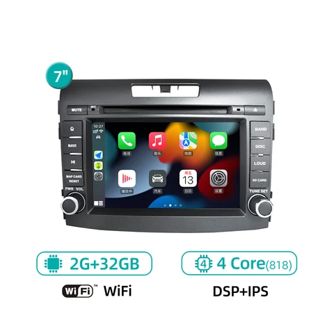 Автомобильный радиоприемник Android 12 для Honda CRV CR-V 4 RM RE 2011-2018 CarPlay WiFi 4G Bluetooth GPS навигация DSP автомобильный мультимедийный плеер