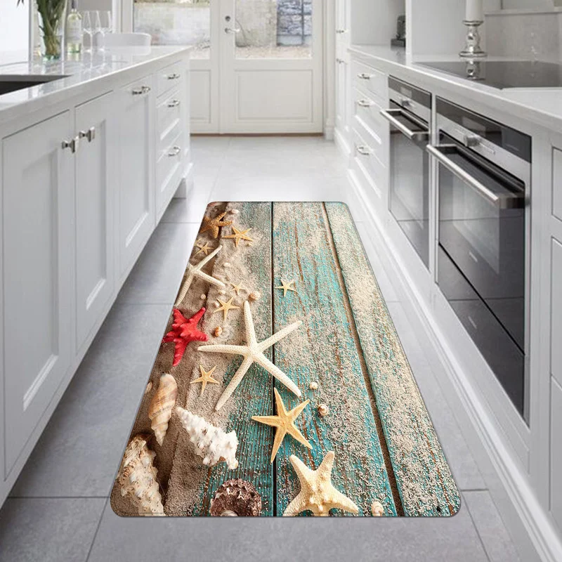 Нескользящий кухонный коврик мягкий водопоглощающий ковер для пола в гостиной