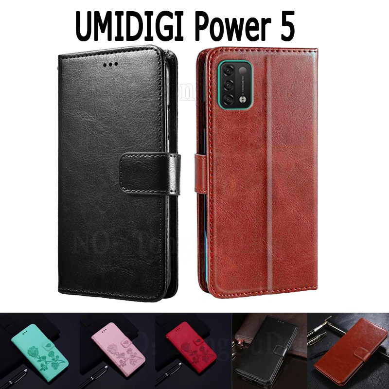 

Флип-чехол для Umidigi Power 5 Power5, кожаный чехол-книжка с подставкой для Umi Power 5, Магнитная сумка для карт
