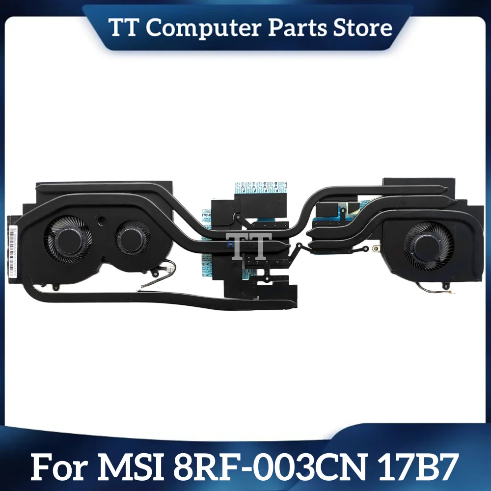 Новый вентилятор охлаждения процессора ноутбука TT, радиатор для MSI GS73 Stealth 8RF-003CN 17B7, бесплатная доставка