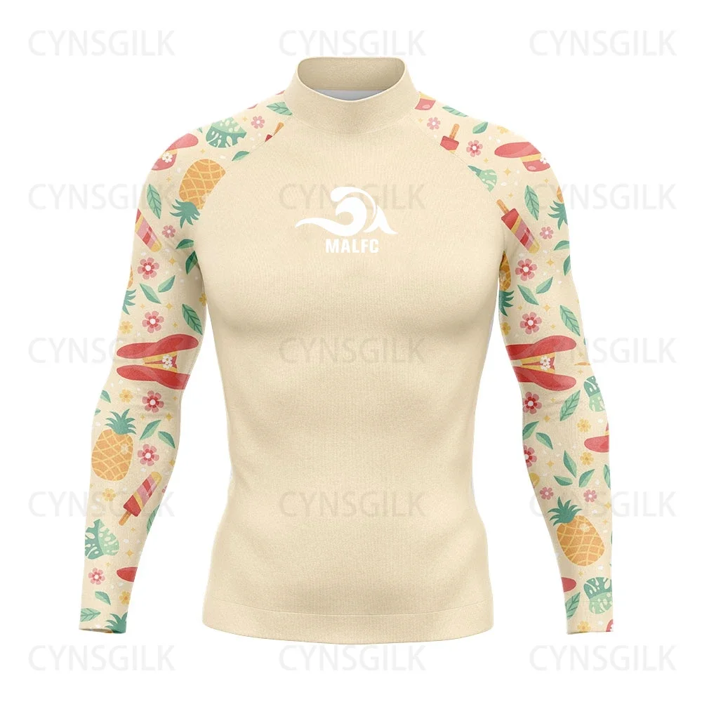 Мужской длинный рашгард с длинным рукавом для серфинга MALFC-Rashguard цвета в