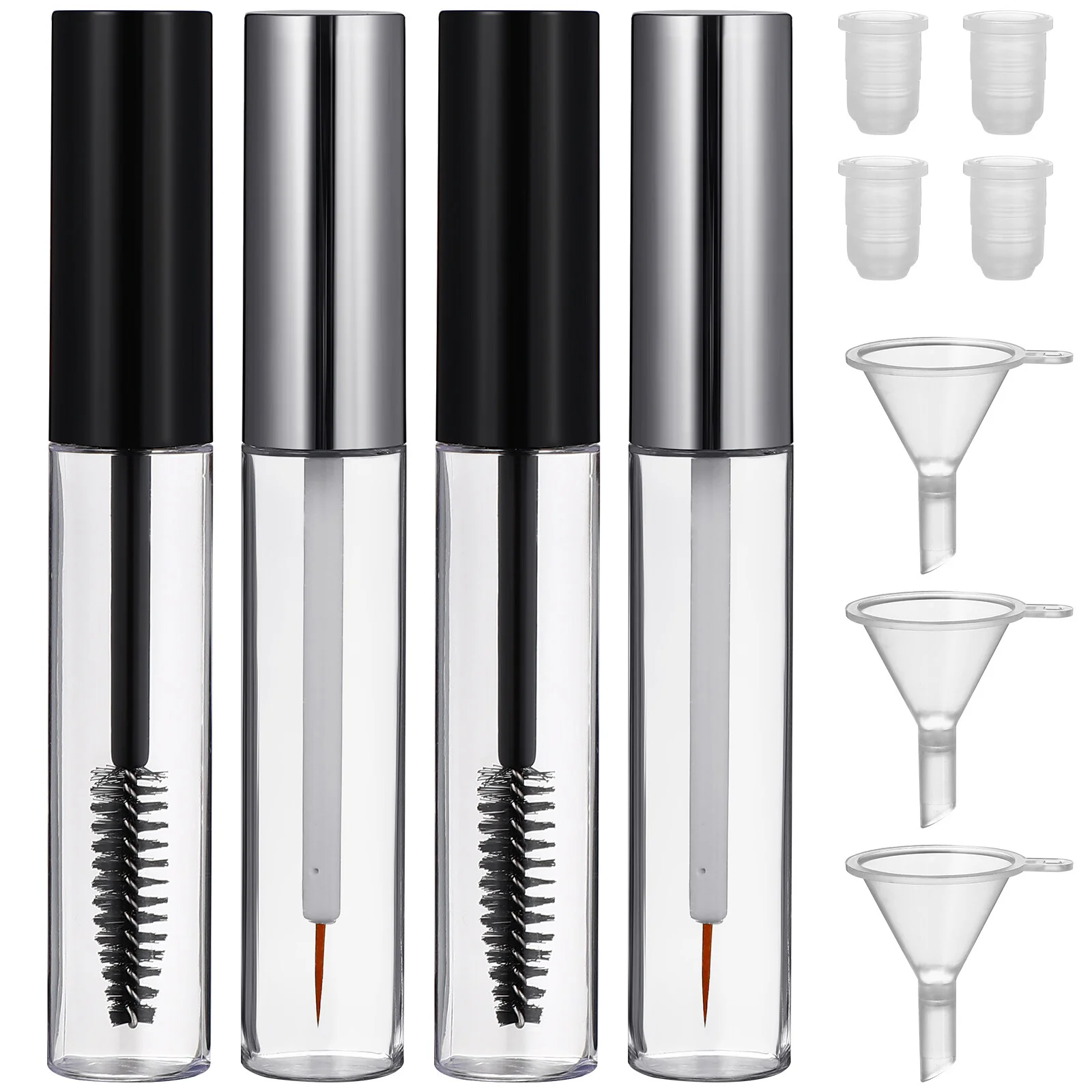

6 Pcs Mascara Bottles Tube Wand Containers Lash Lengthening Makeup Tubes Empty Eyelash