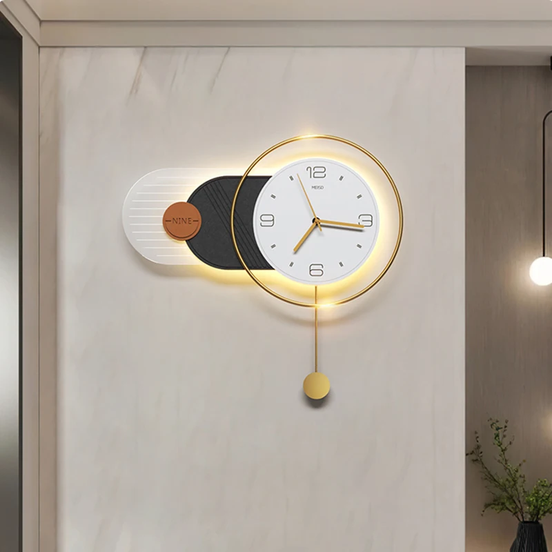 

Luxury Decor Wall Clock Electronic Modern Design Clock Hands Electronic Wall Clock Minimalist Decor Duvar Saati Minimalist Decor