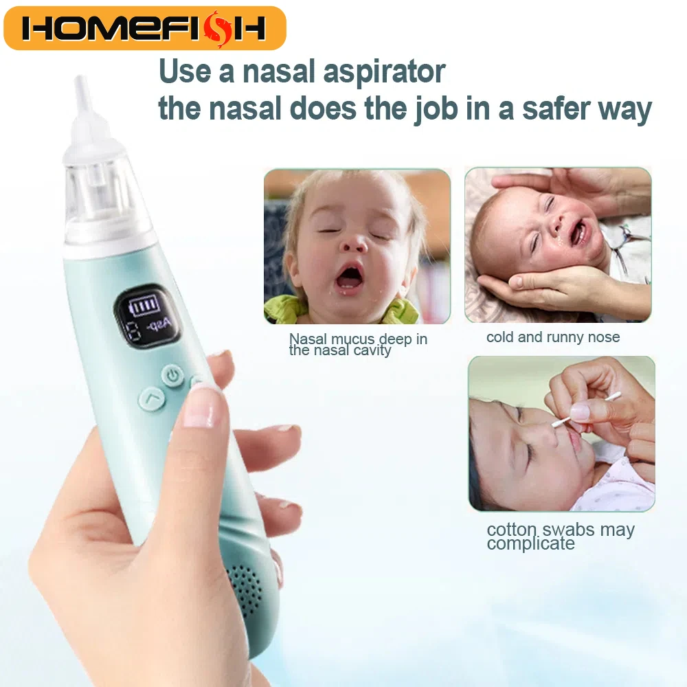 Электрический Назальный аспиратор для детей и младенцев аппарат очистки носа от