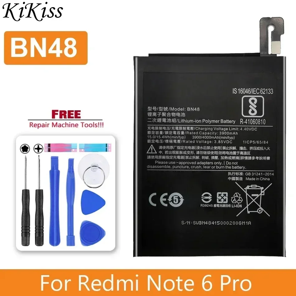 Аккумулятор для Xiaomi Redmi Note 2 3 4 4X 5 5A 6 7 Pro Модель BM42 BM45 BM46 BN31 BN41 BN43 BN45 BN48 BN4A BM 46 BN 31 41 43 45