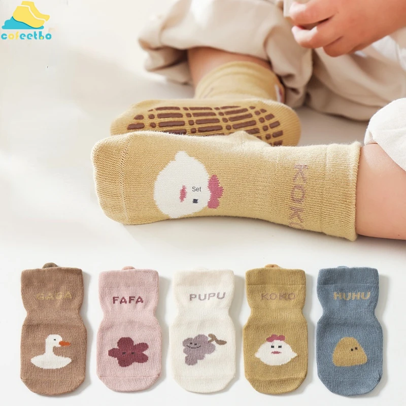 

Мультяшные Нескользящие Детские носки для малышей младенцев девочек гетры для новорожденных хлопковые Мягкие плотные зимние теплые носки ...