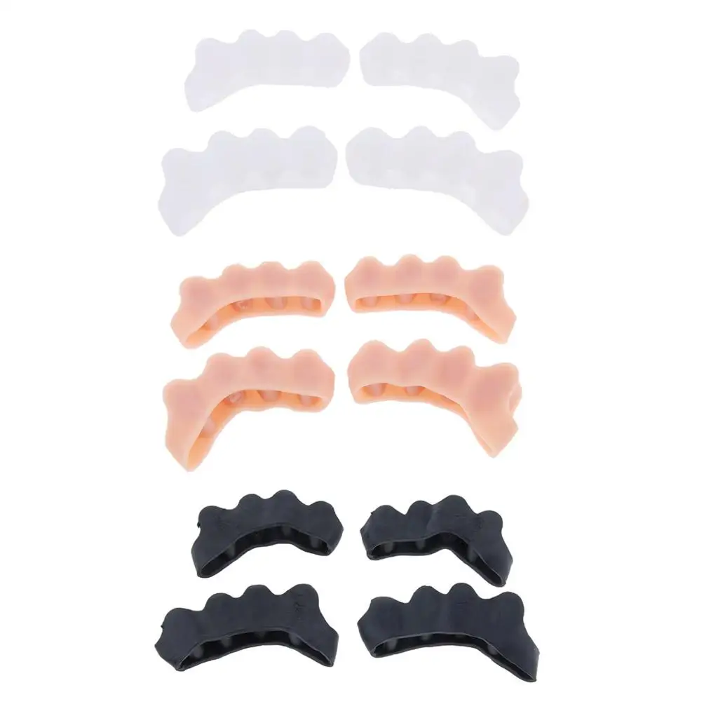 

2 пары, силиконовые разделители для пальцев ног