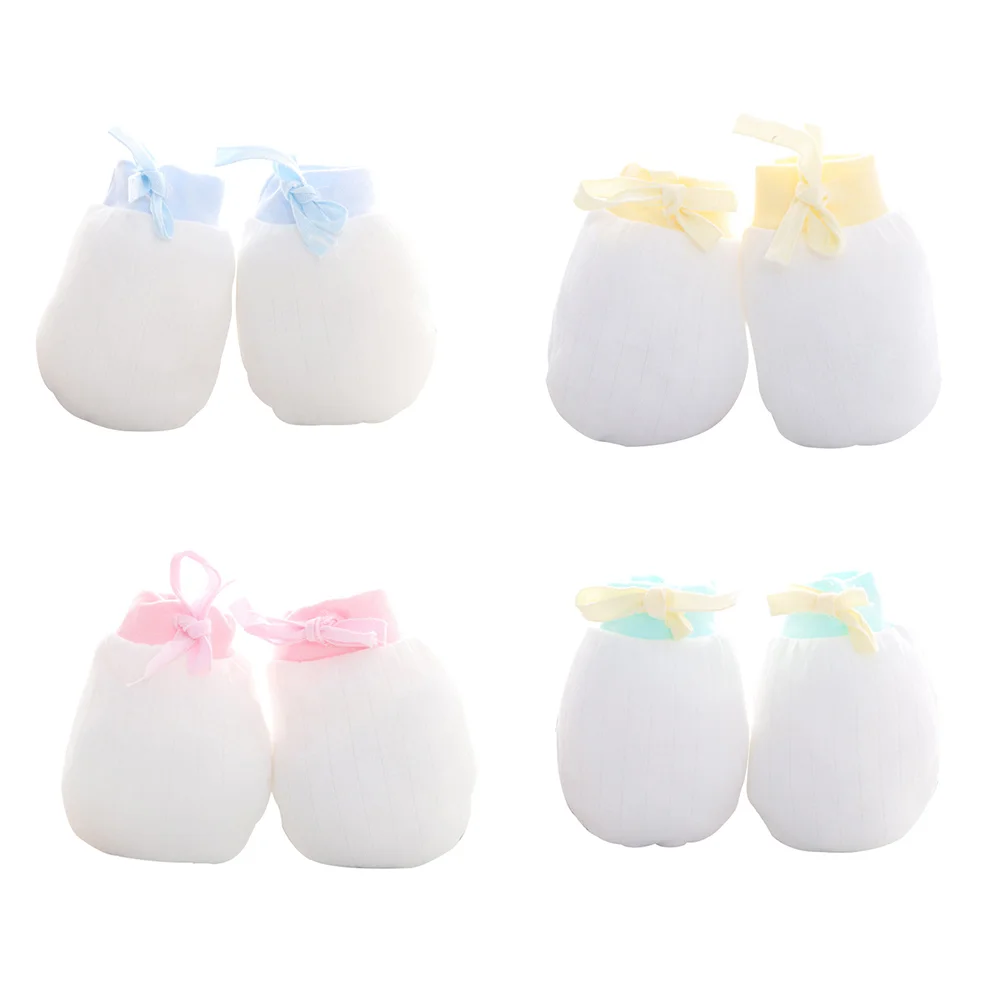 

4 пары, зимние теплые варежки для новорожденных