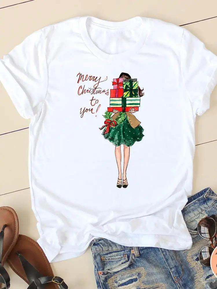 

Женская Повседневная футболка в стиле 90-х с коротким рукавом и графическим принтом