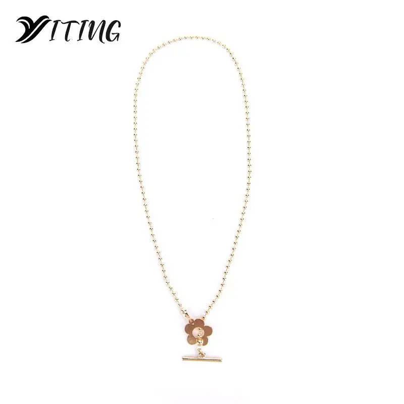 

1 шт. новые украшения, модная цепочка на ключицы, ожерелье из лепестков, подвеска с передней пряжкой