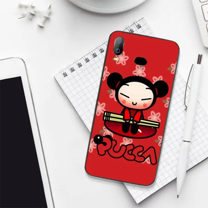 Фото Милый чехол pucca для телефона с куклой для Samsung galaxy A S note 23 53 22 20 52 21 13 51 71 32 12 10 fe ultra plus №5