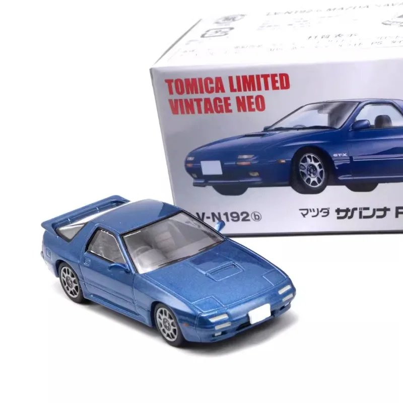 TAKARA TOMY TOMYTEC 1/64 Реальная Модель MAZDA SAVANNA TLV-192b голубой сплав игрушечный мотор