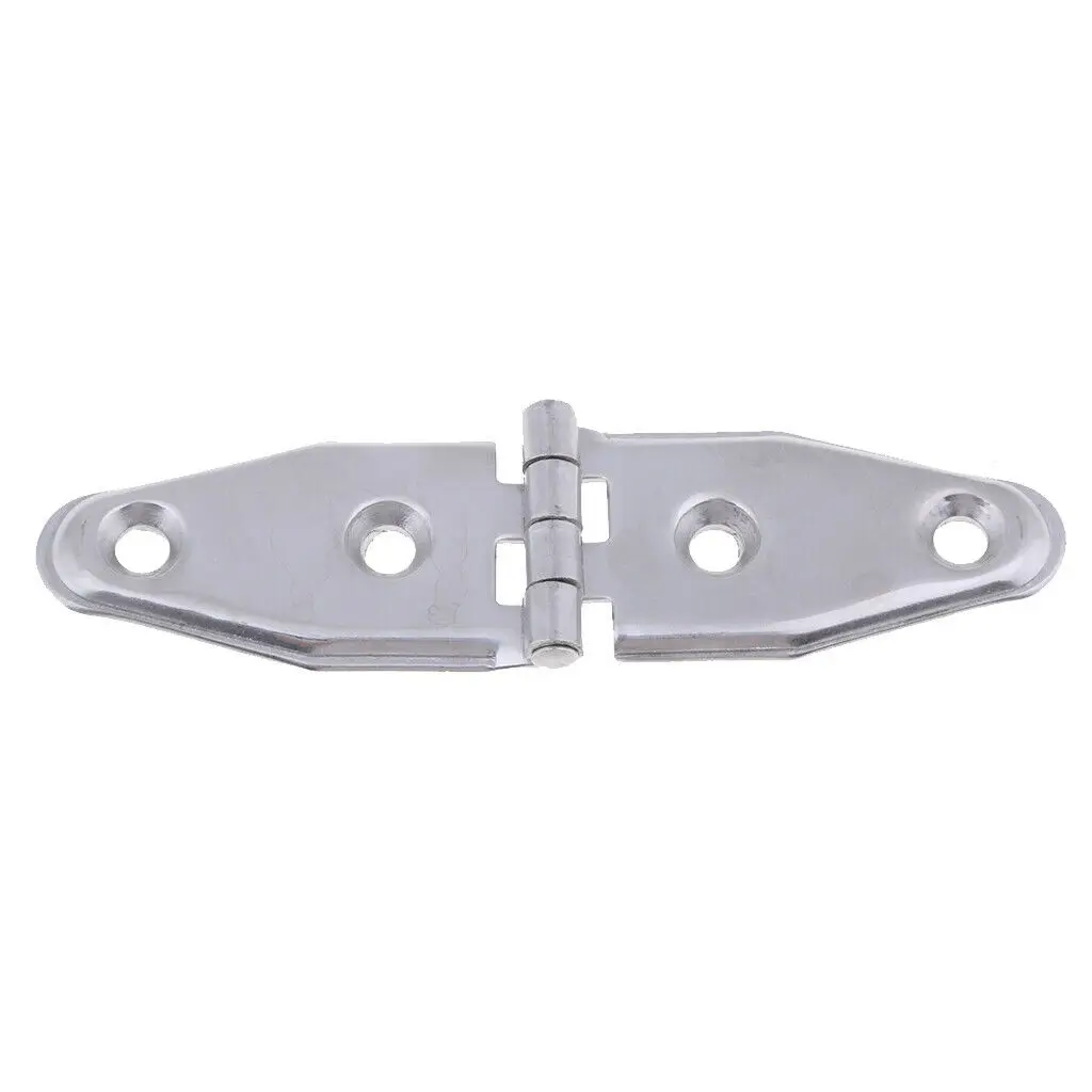 3Pcs 316 Stainless Steel 4" Door Irregular Stamped Hinge For Deck Marine Window Cabinet Tool Box Hardware Accessories
