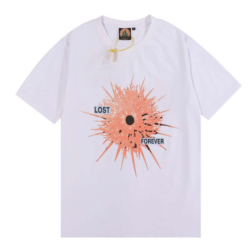 

Harajuku Hip Hop Letter Graffiti Print Short Sleeve T Shirt Black White Men and Women Cotton Oversized Casual Top Tees