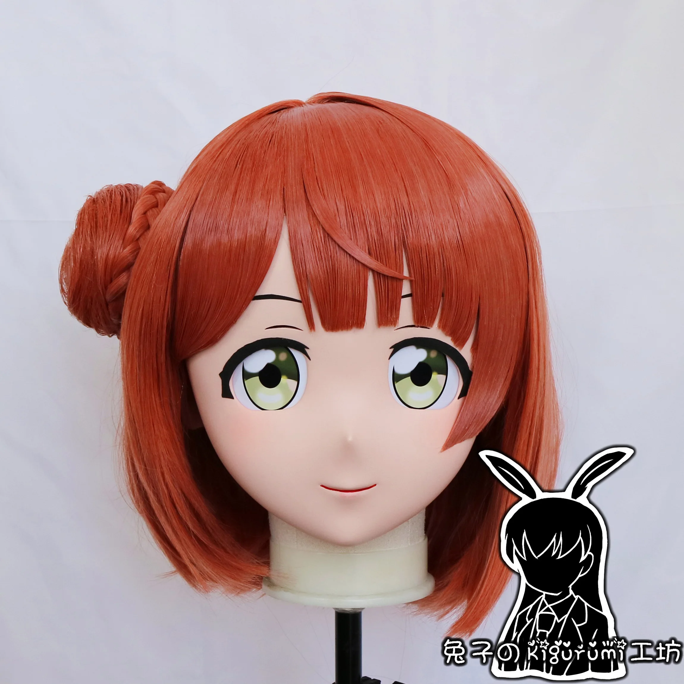 

(KMY091)Customize Character Female/Girl Resin Kig Full/Half Head With Lock Anime Cosplay Japanese Animego Kigurumi Mask