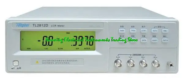 

TONGHUI TL2812D LCR Meter Accuracy 0.25%,Test frequency 100Hz, 120Hz, 1kHz, 10kHz Inductance Resistance Capacitance Tester