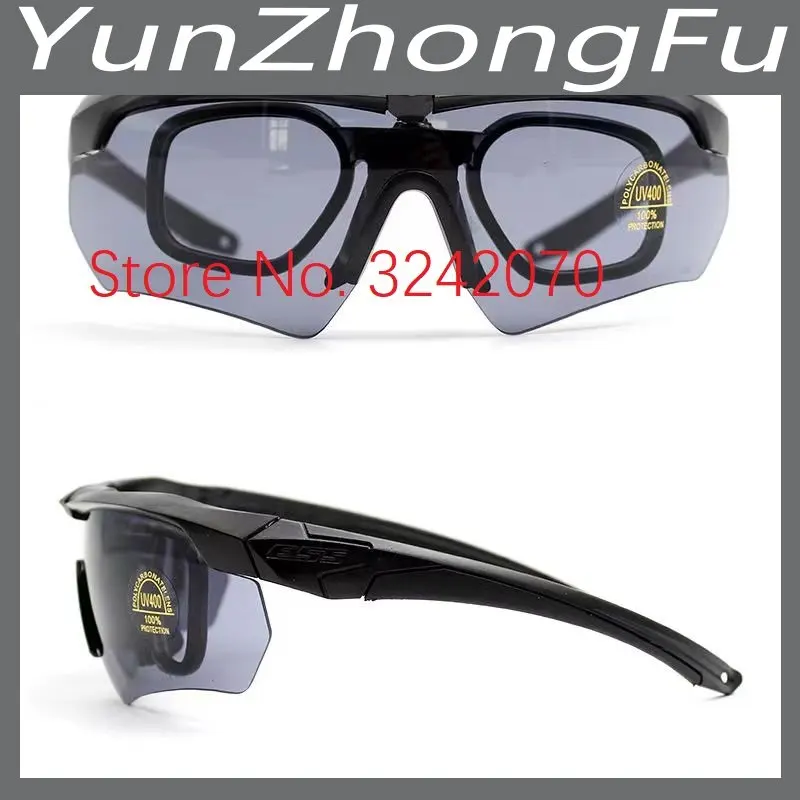 

Military fan shooting bulletproof glasses with logo crossbow tactical glasses Outdoor sports windproof glasses