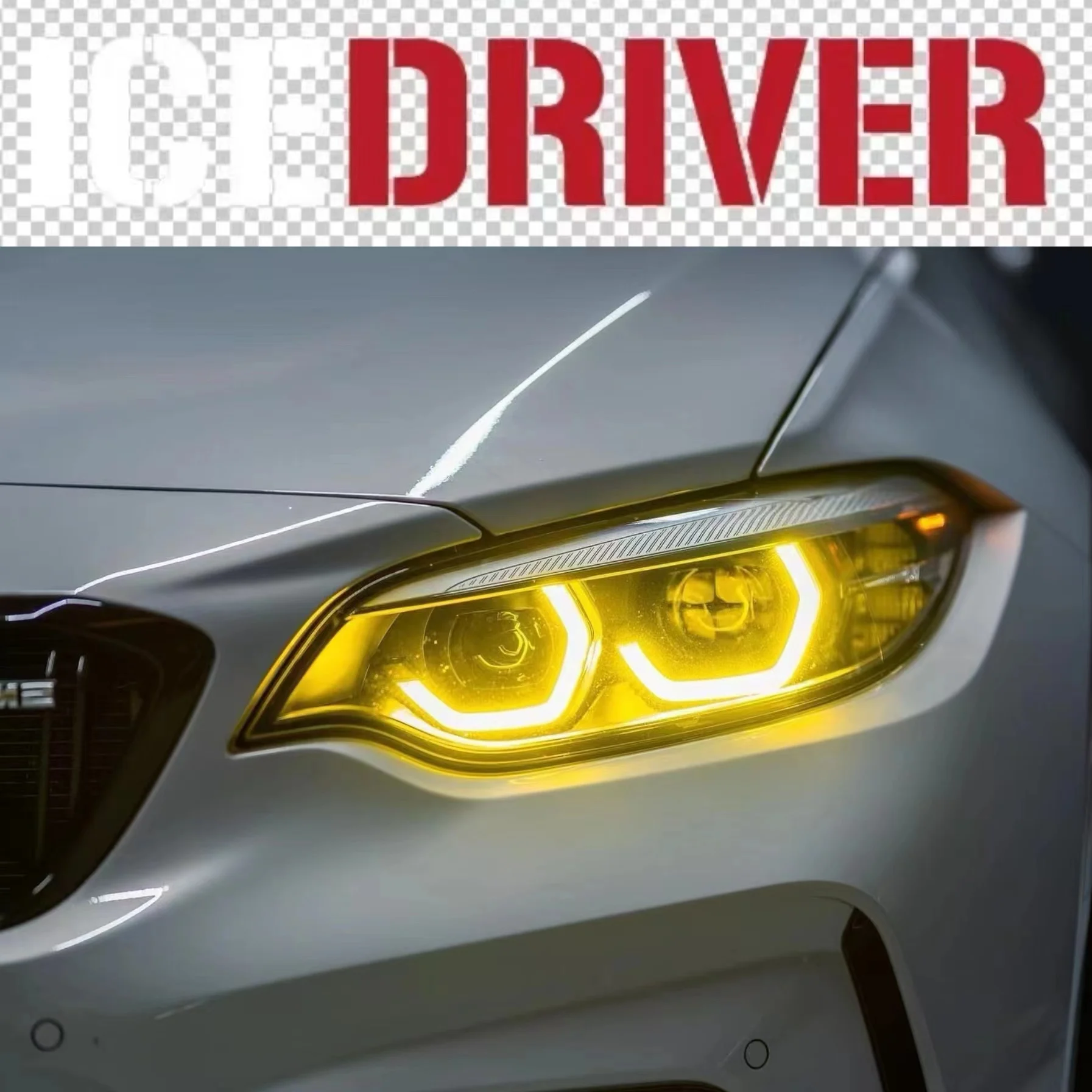 Дневные ходовые огни Icedriver для BMW M2 F87 M2C 2 серии Lemon CSL Yellow DRL RGB, разноцветные строительные платы F22 F23, модуль RGBW