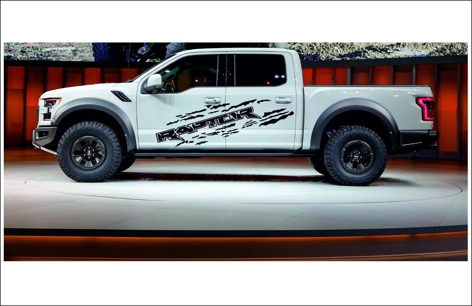 

Для 2 шт./пара Ford F150 Raptor SVT 2x body decal, боковые наклейки, графика, винил, Премиум качество