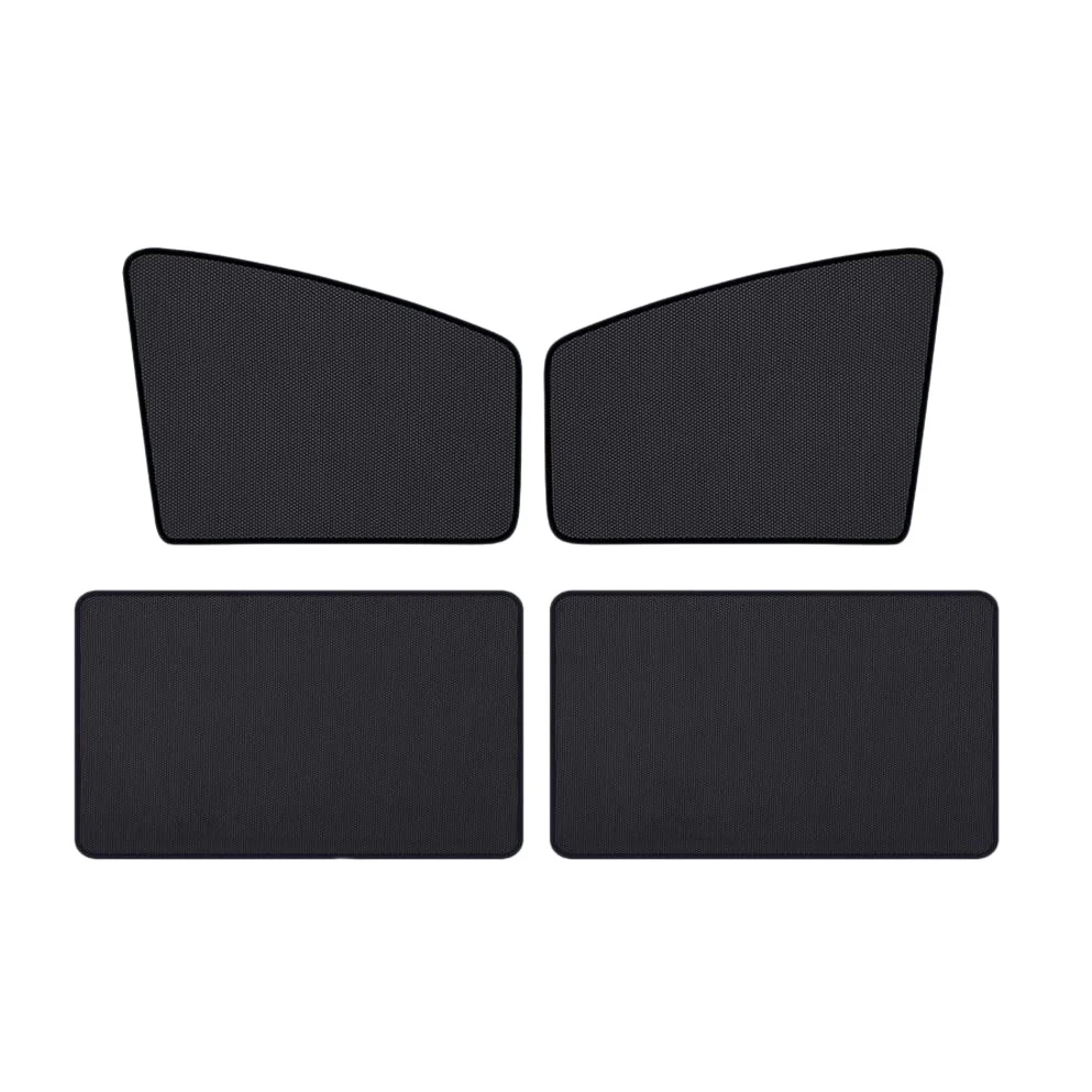 

4 Pack Car Window Shades for Side Windows Front and Rear Magnetic Window Screen Baby Window