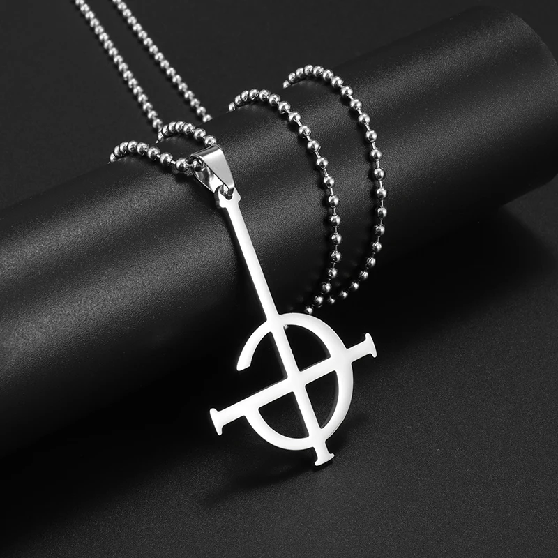 Стильный полированный стиль панк призрак Bc Band нержавеющая сталь бейдж кулон