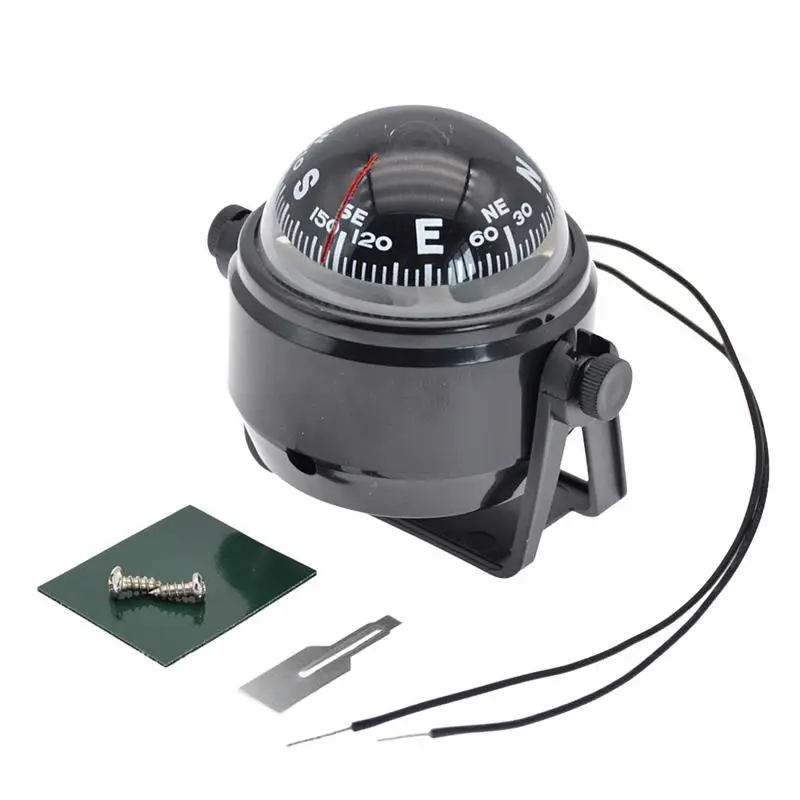 

Sea Marine Military Electronic Boat Ship Vehicle Car Compass Navigation Positioning High Precision LED Night Light