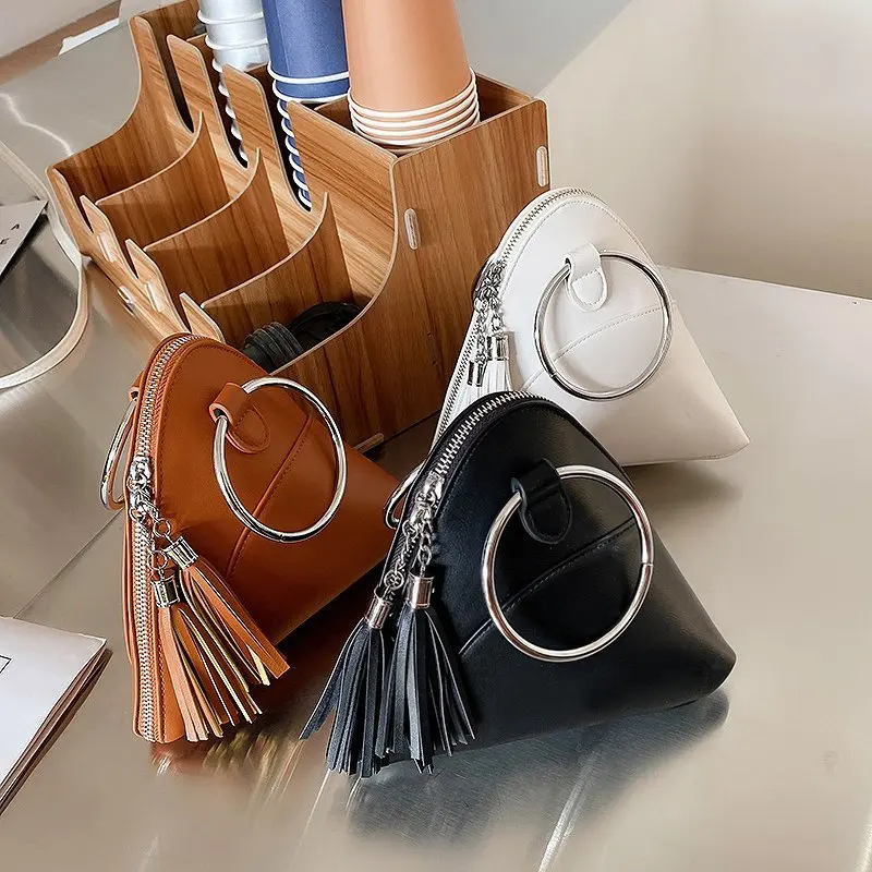 

New Fashion Soft Waterproof Pu Leather Tote Bags for Women Women's Handbag Korean Luxury Simplicity Lipstick Bag