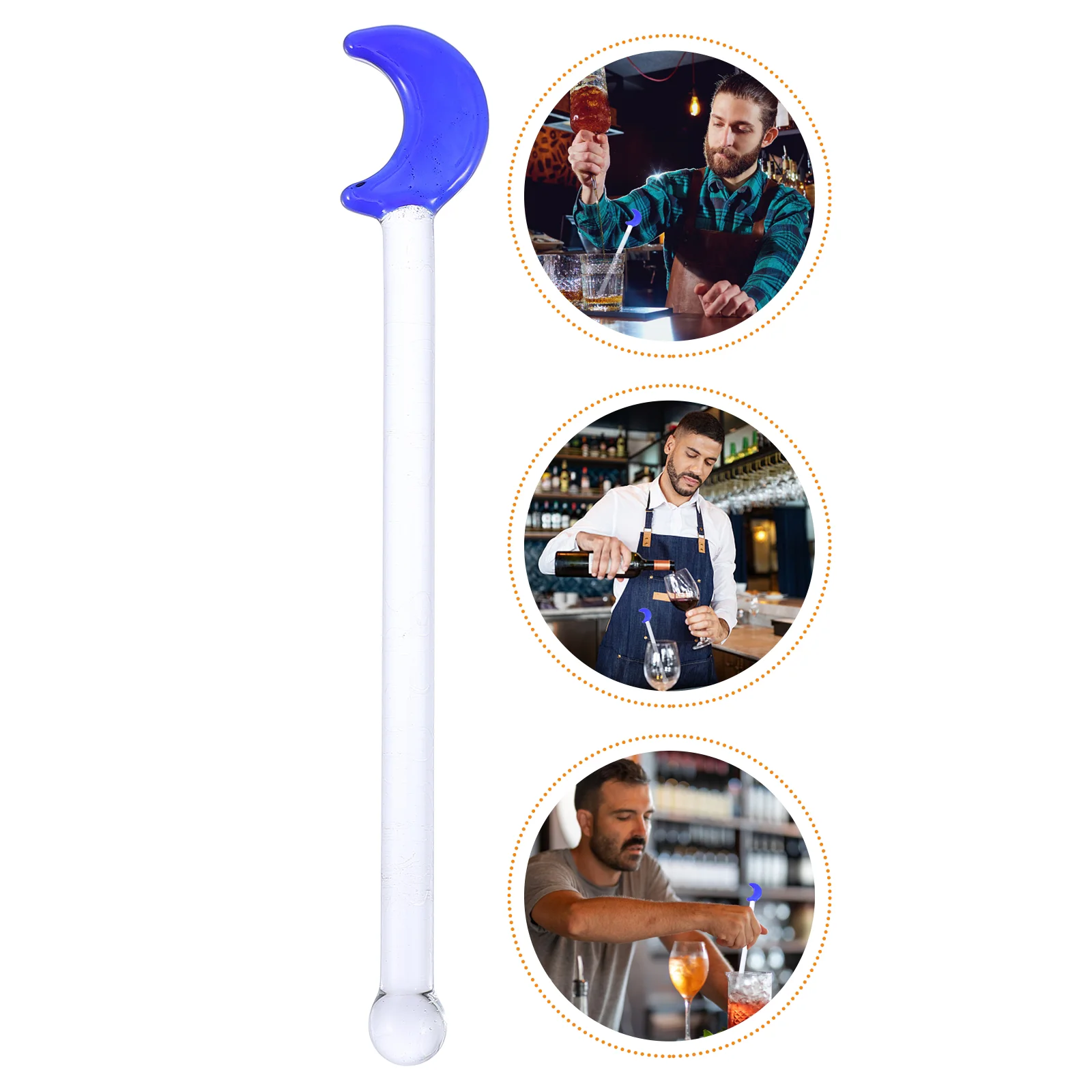 

Stirrersdrink Sticks Stirstick Swizzle Coffee Drinks Stirring Reusable Cocktail Stirrer Cocktails Moon Mixed Beverage